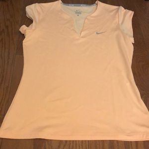 Nike Pure Dri-Fit V Neck Tee - Melon